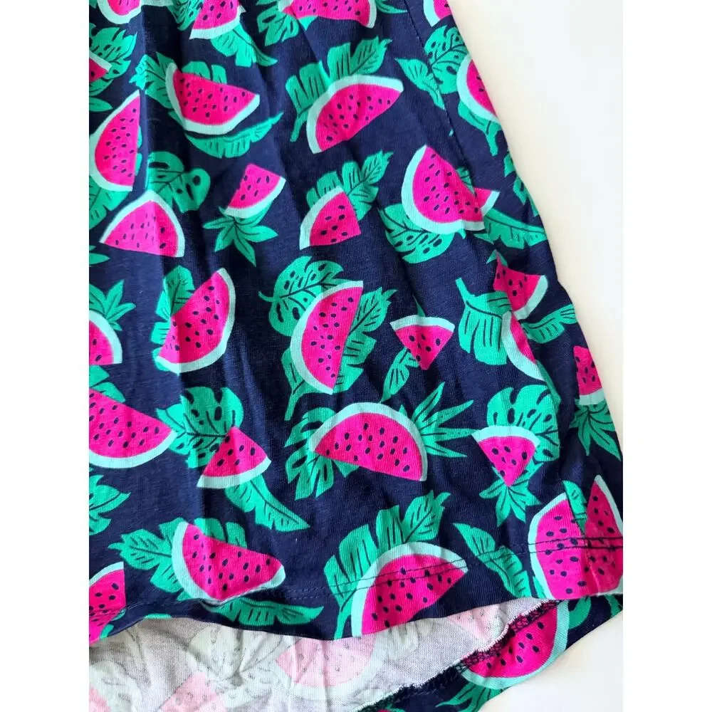 Joe Fresh Watermelon Print Racerback Dress Girls Large